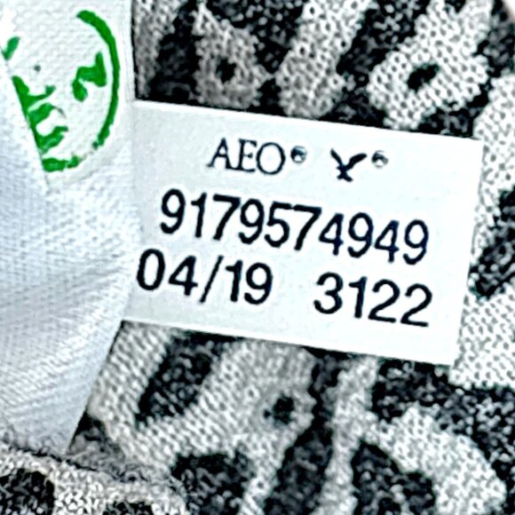 American Eagle Leopard Print Ruffle Mini Skirt Juniors Small Y2K Soft Grunge - Picture 9 of 10